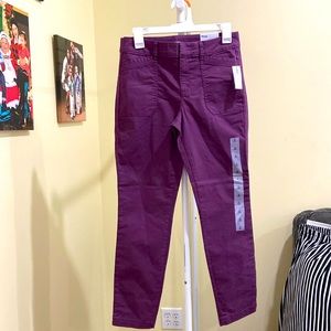 Brand New Old Navy Purple Pixie Pants Sz 4